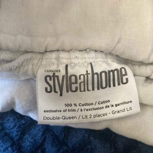 Hexagon pattern cotton duvet set - Picture 2 of 3